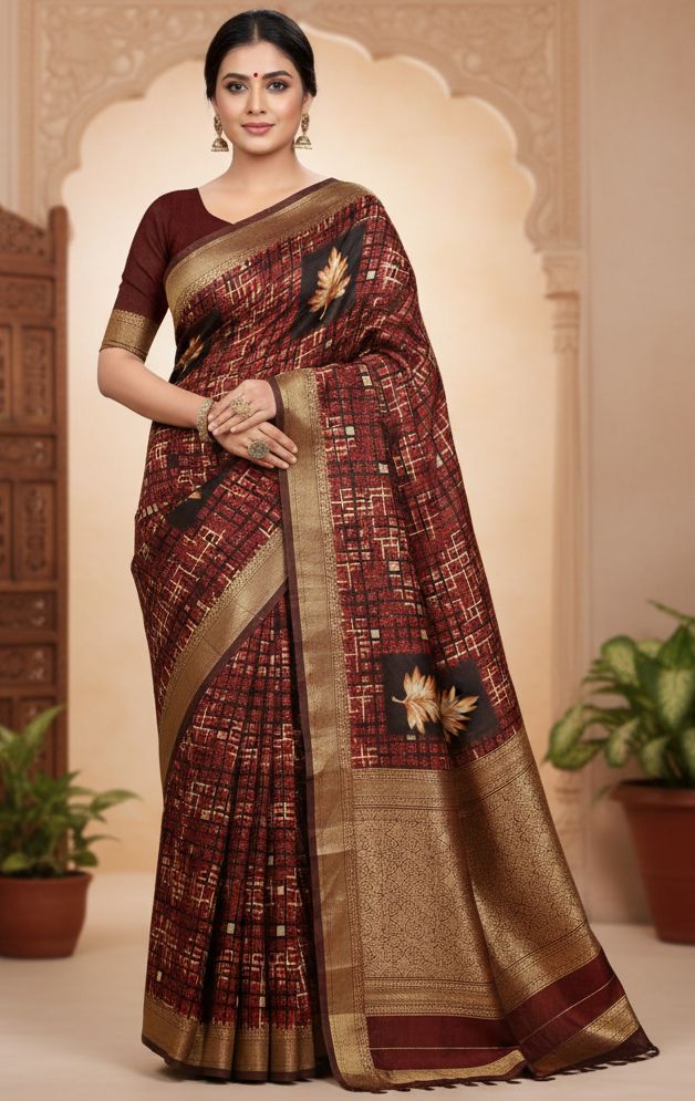 Crepe silk saree Crepe silk saree