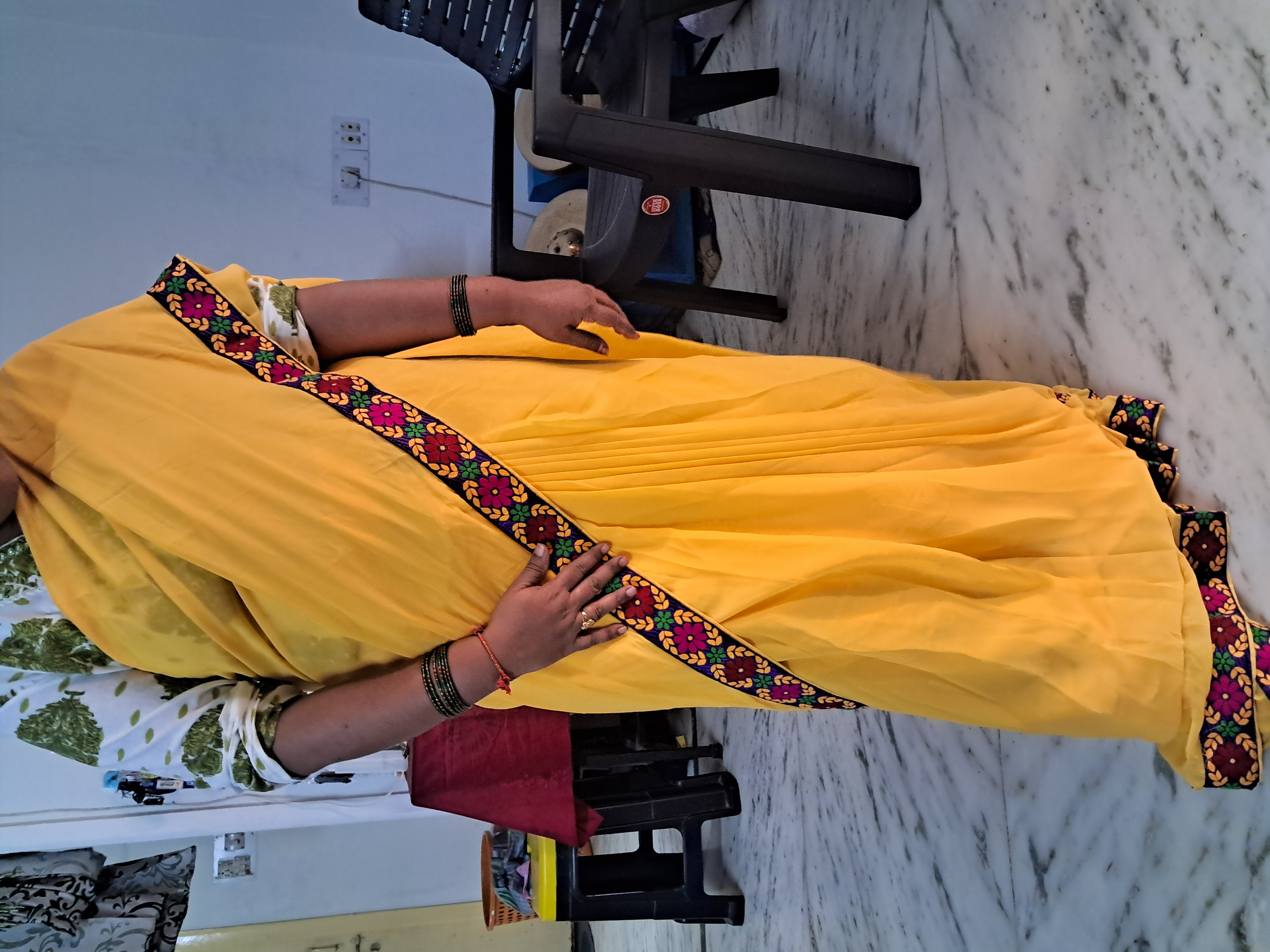 Georgette One Minute Saree Georgette One Minute Saree
