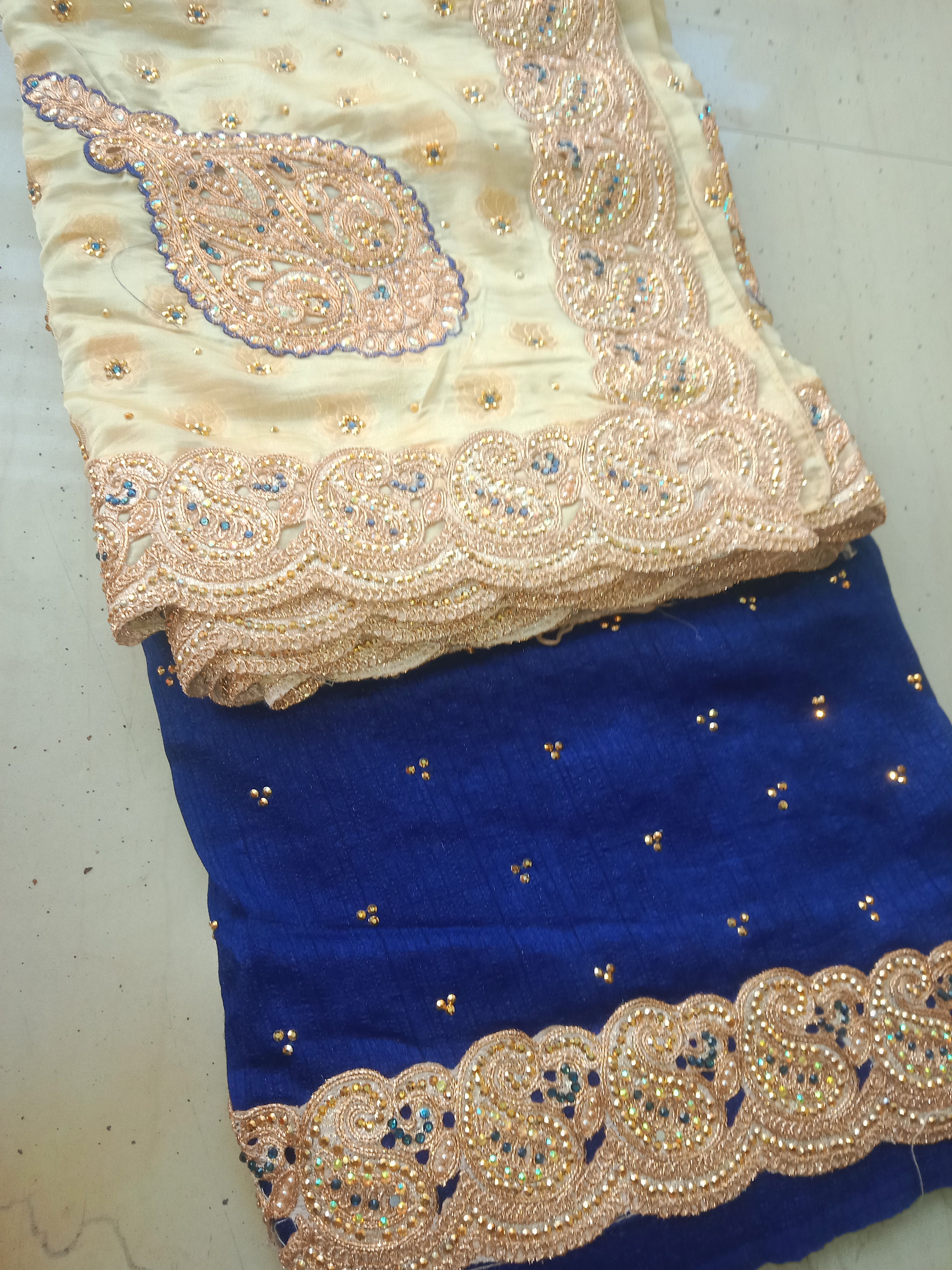 Heavy Sequin Embellished Party Wear Saree | One Time Worn | Excellent Condition