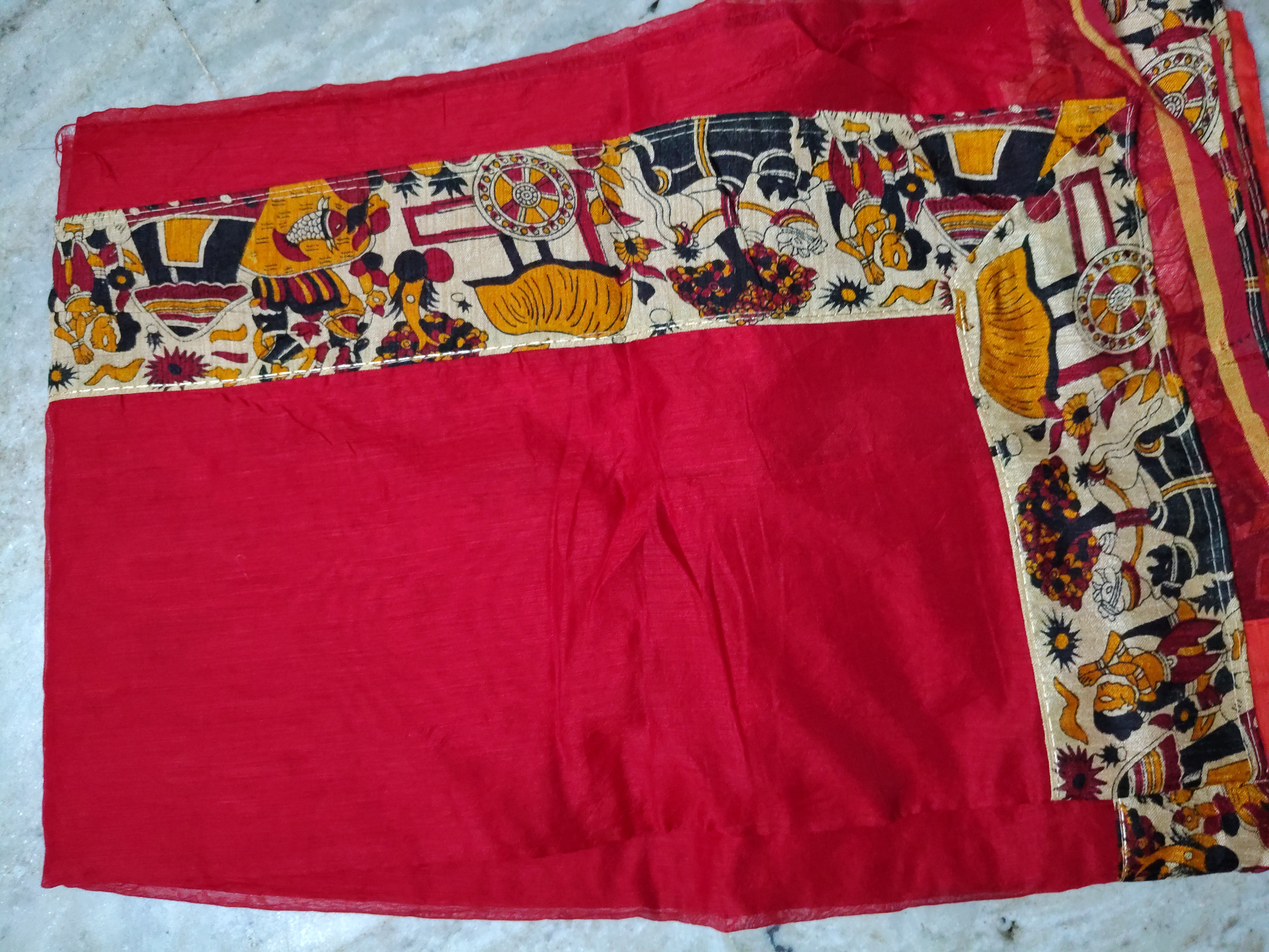 Cotton mixed saree