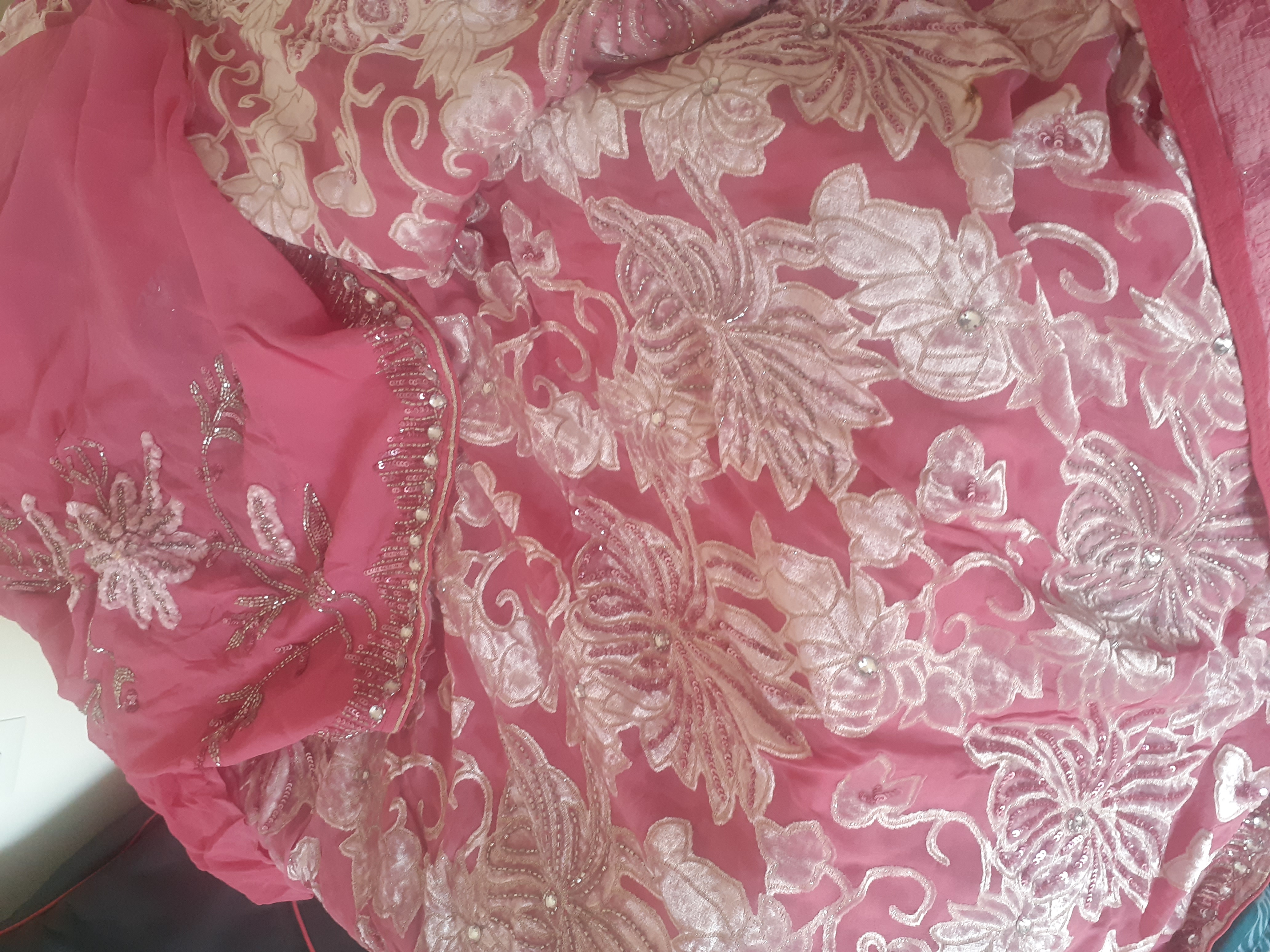 Pink saree Pink saree