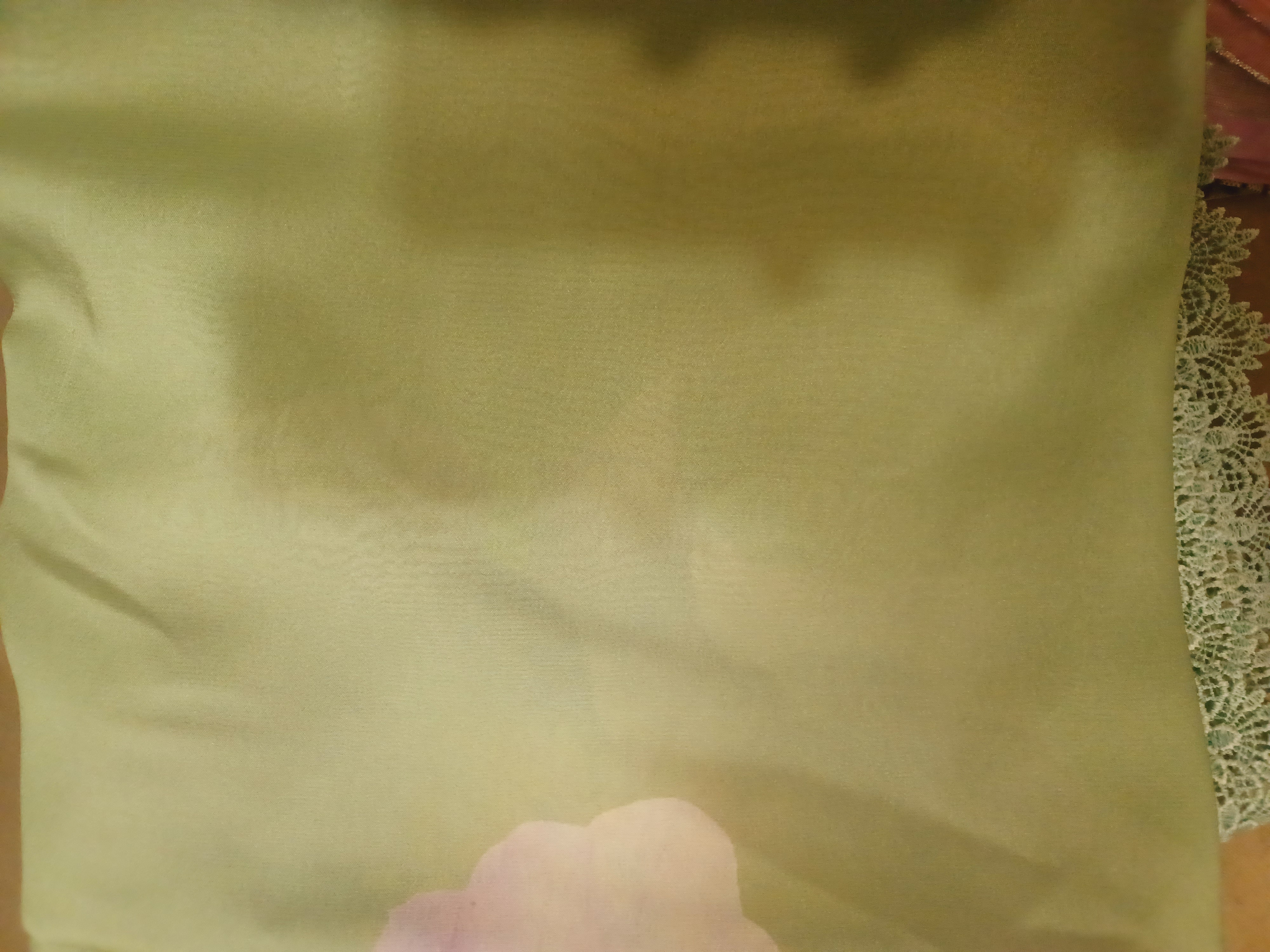Chiffon satin saree Chiffon satin saree