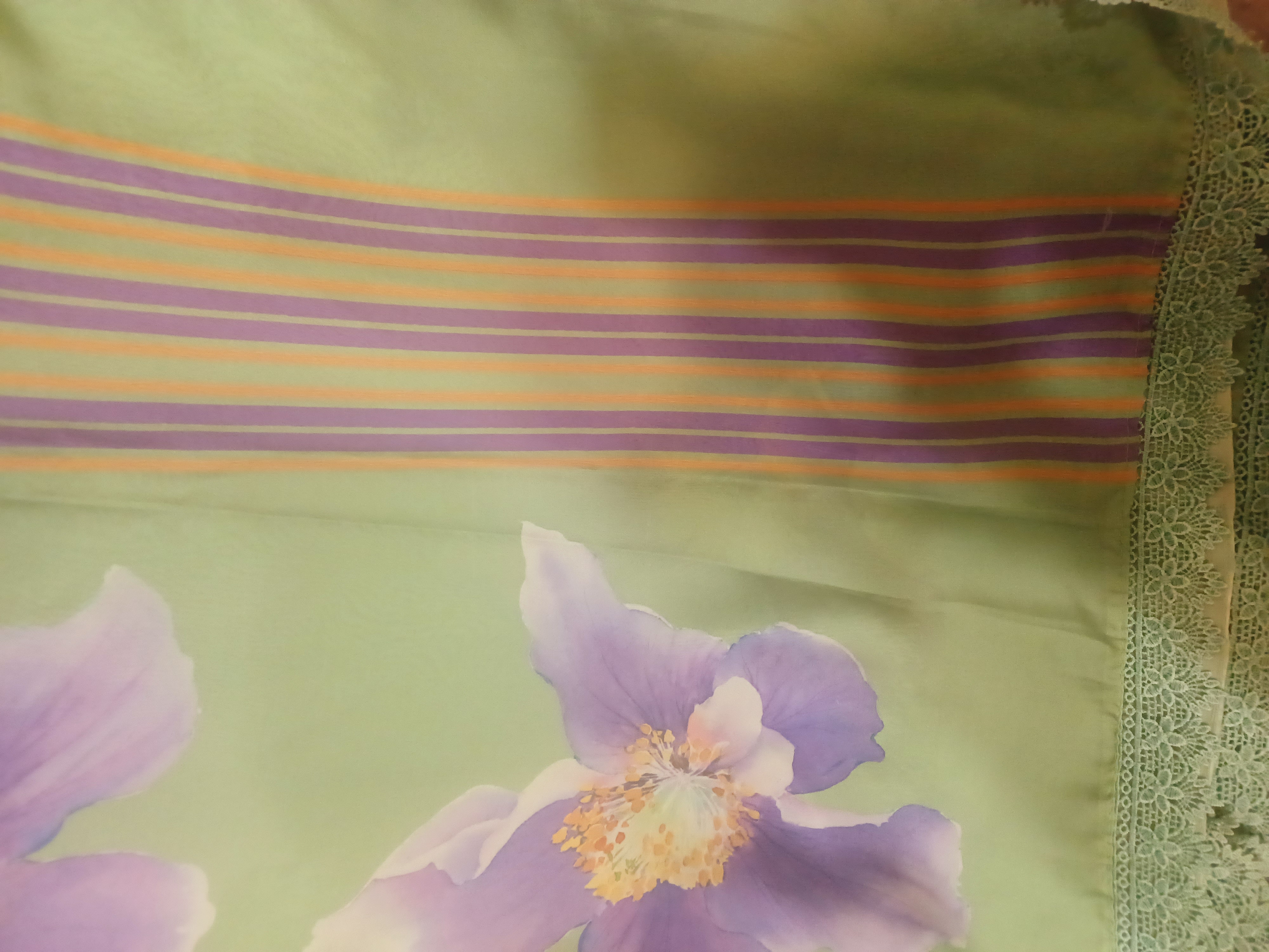 Chiffon satin saree Chiffon satin saree