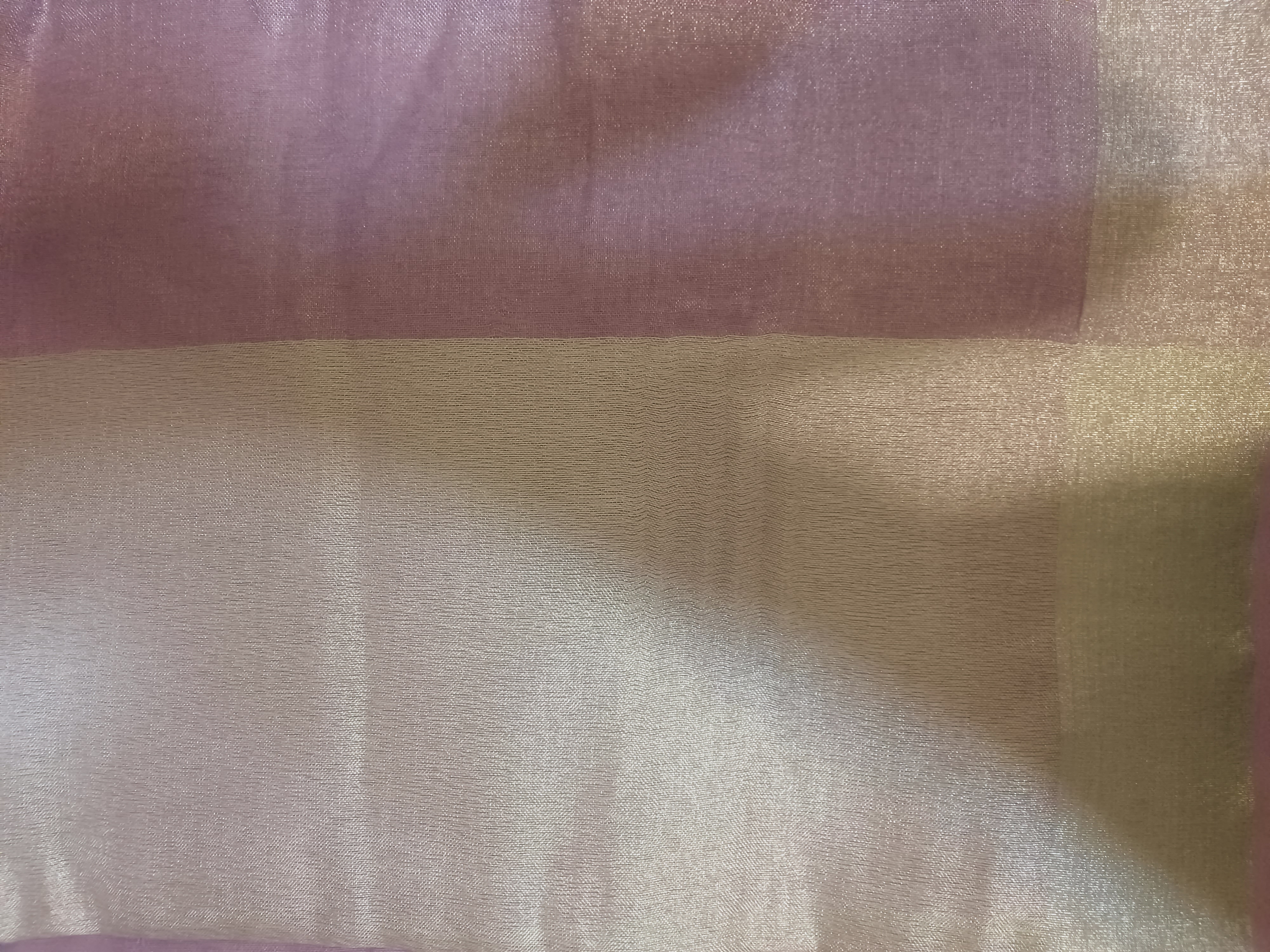 Tissue linen saree Tissue linen saree