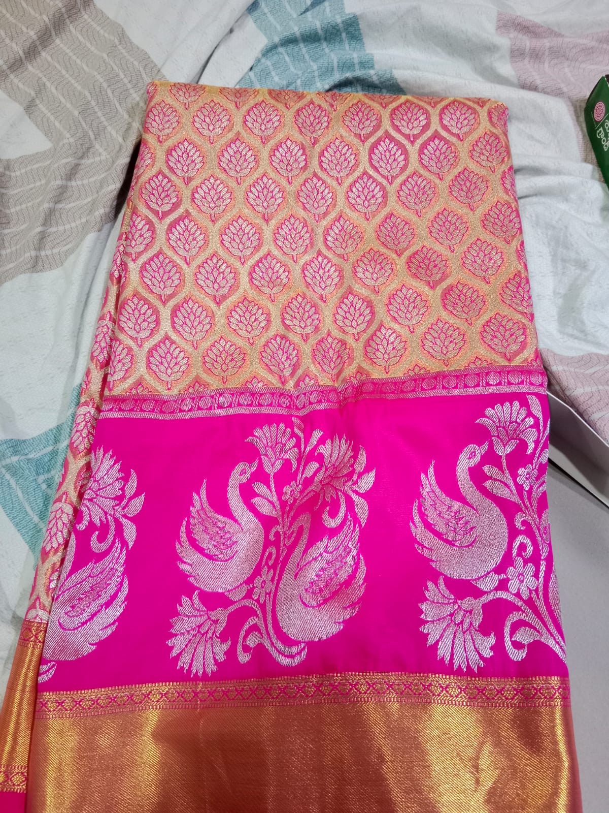 Bridal zari saree