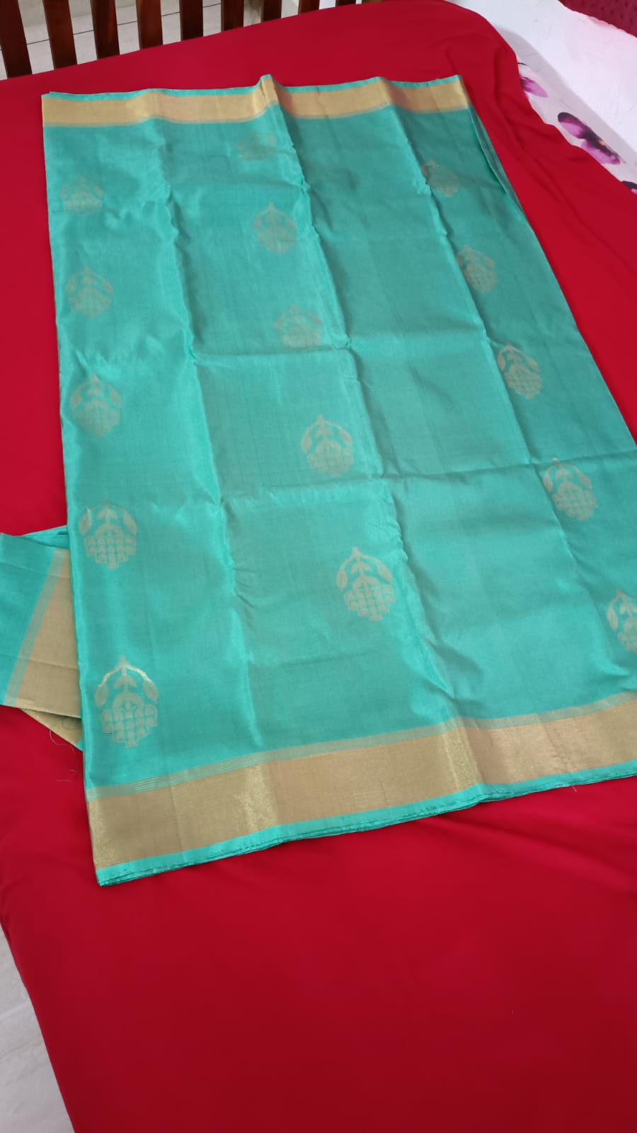 Kancheepuram saree unused with blouse piece 