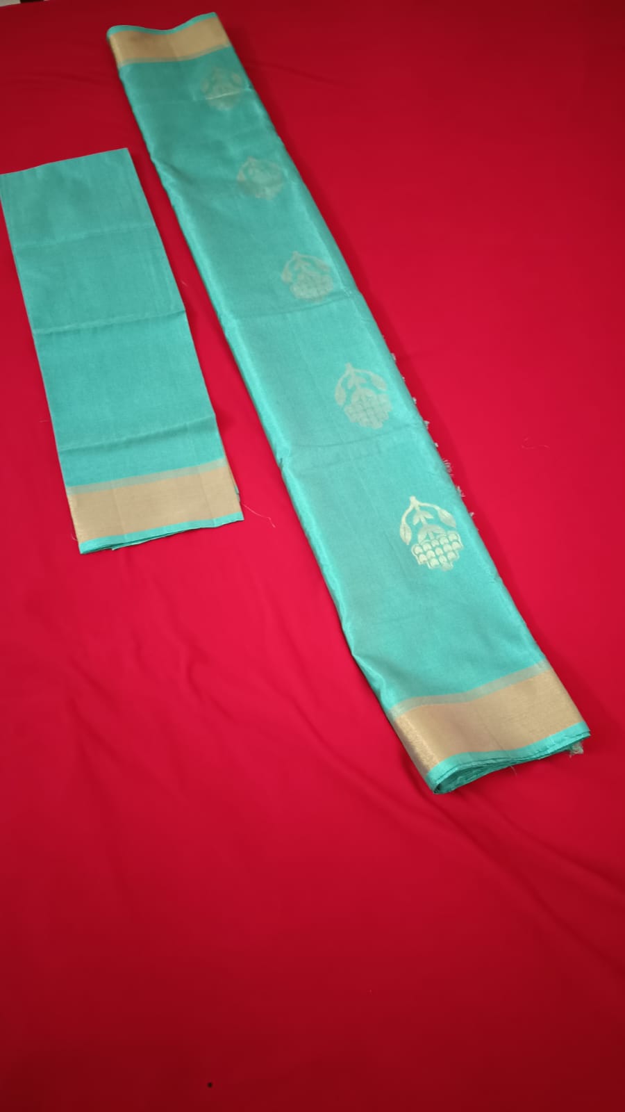 Kancheepuram saree unused with blouse piece 