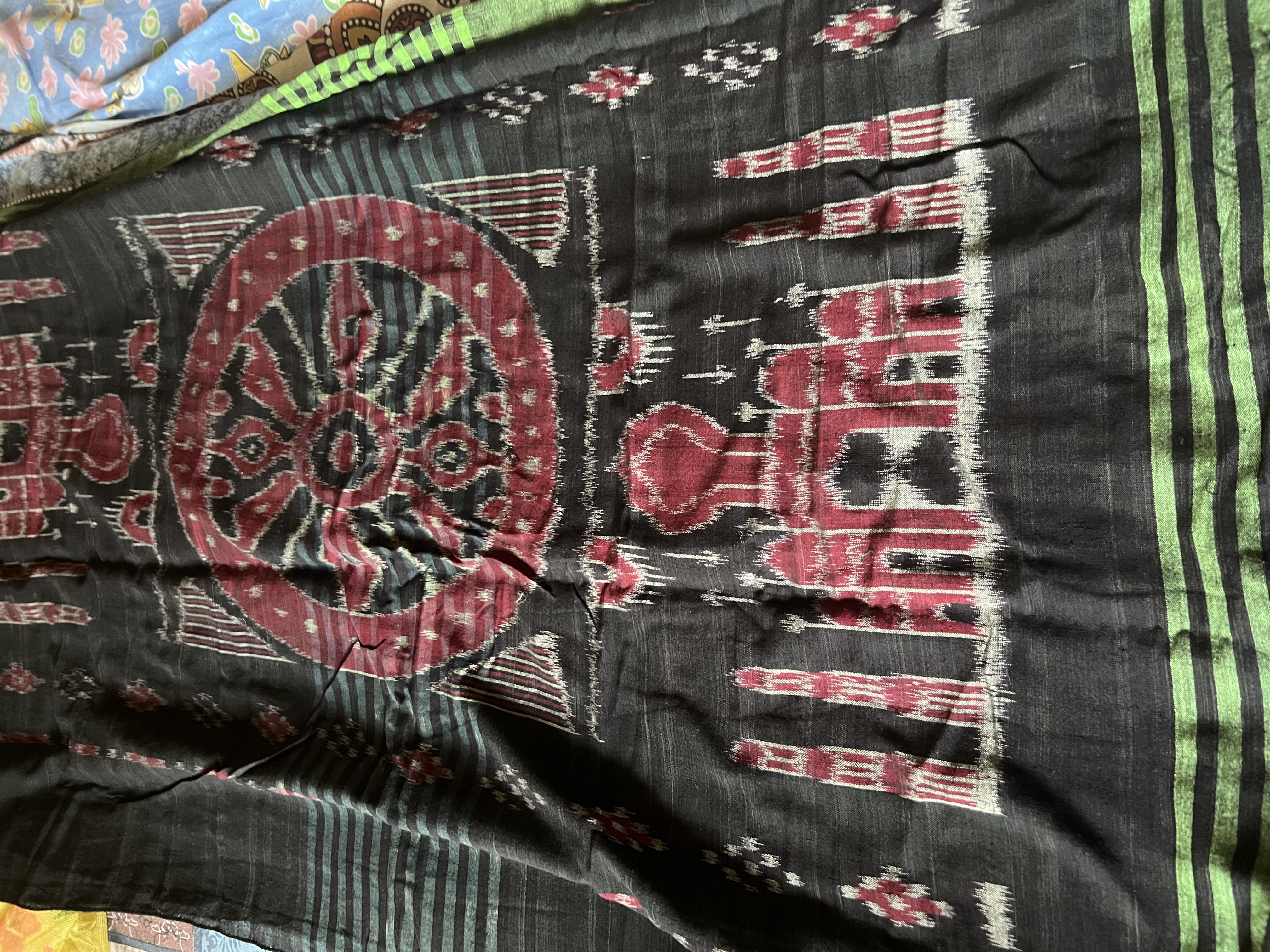 Used Cotton Sambalpuri saree Used Cotton Sambalpuri saree