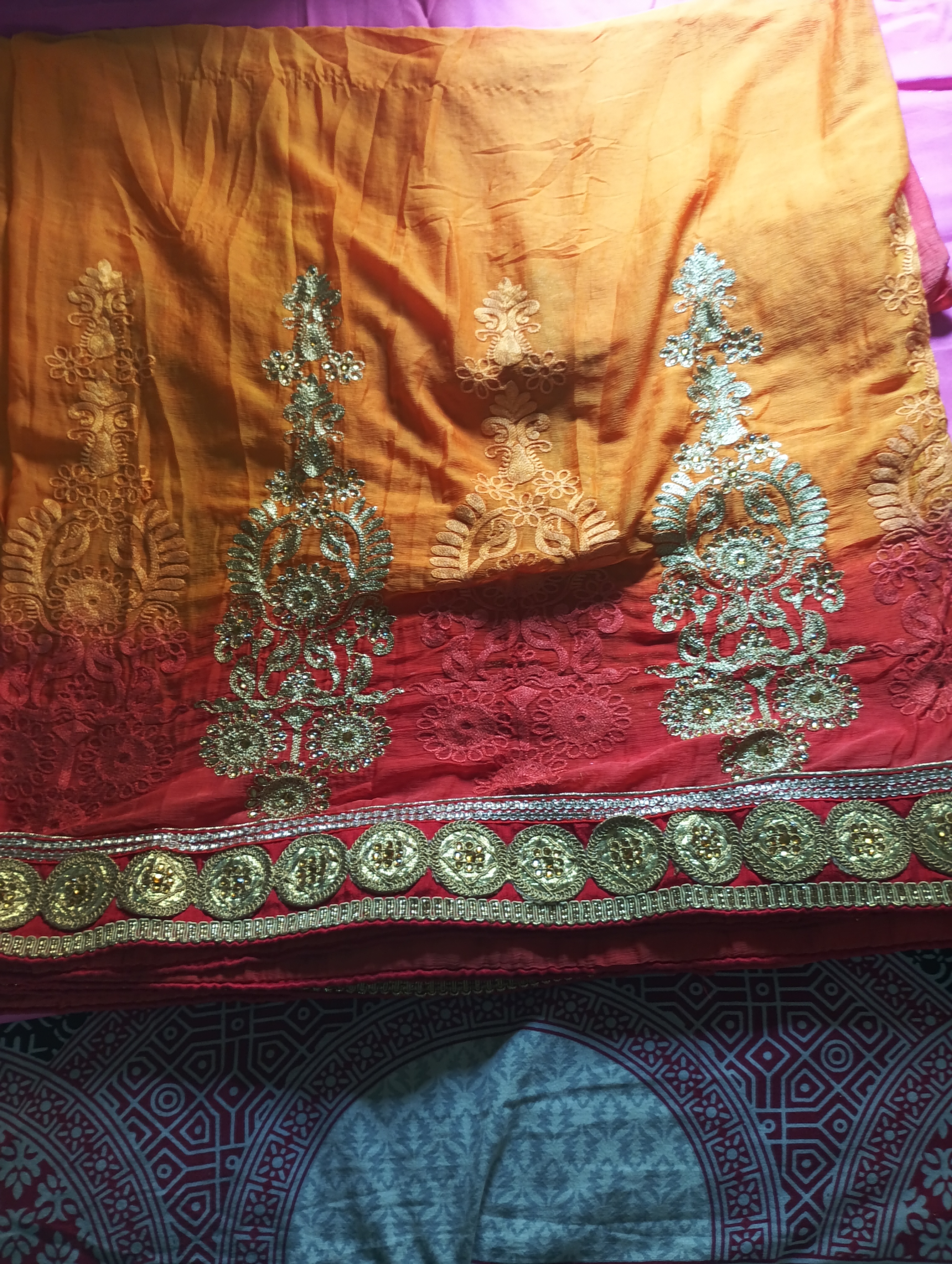 Party reception wear saree 