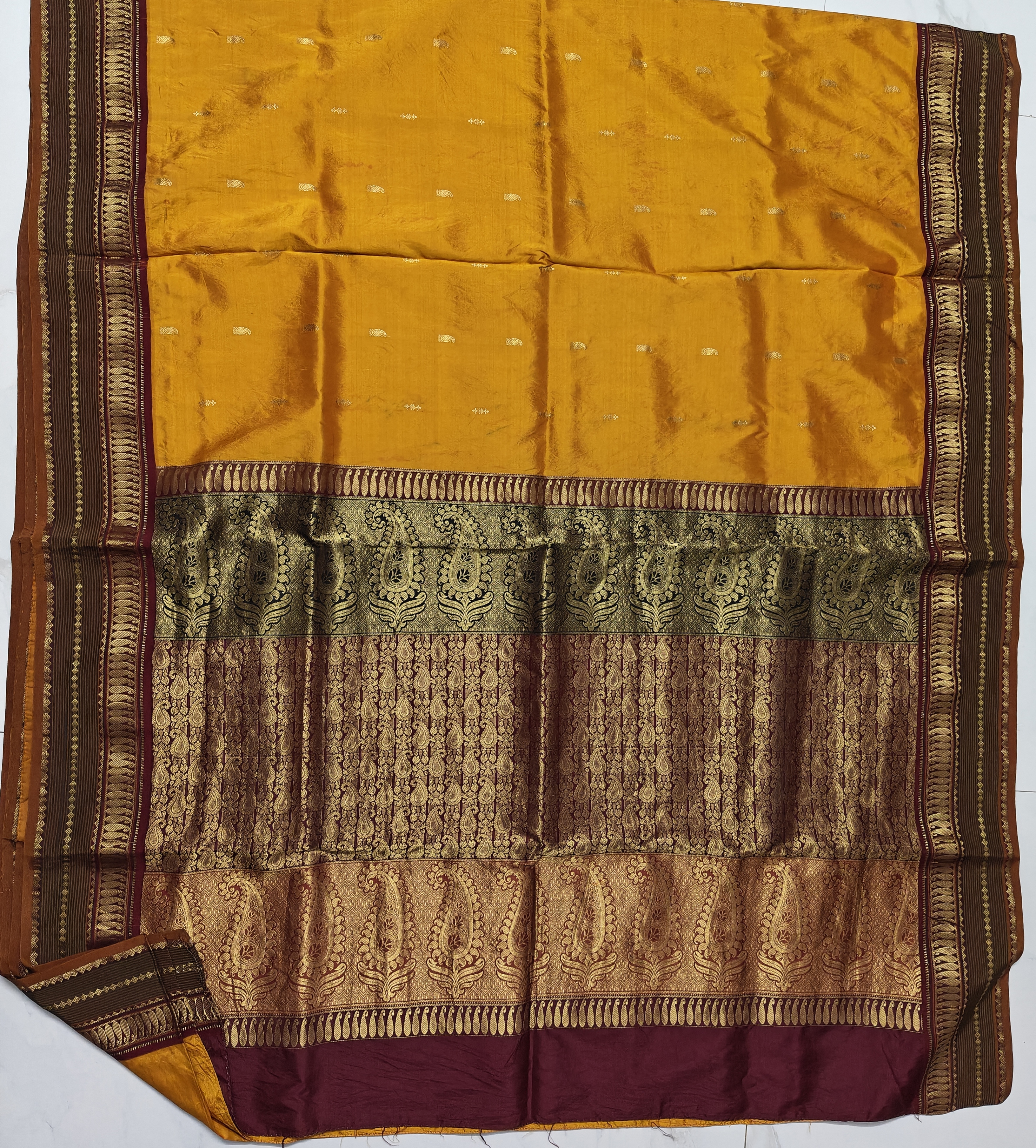 Pure silk yellow Pure silk yellow