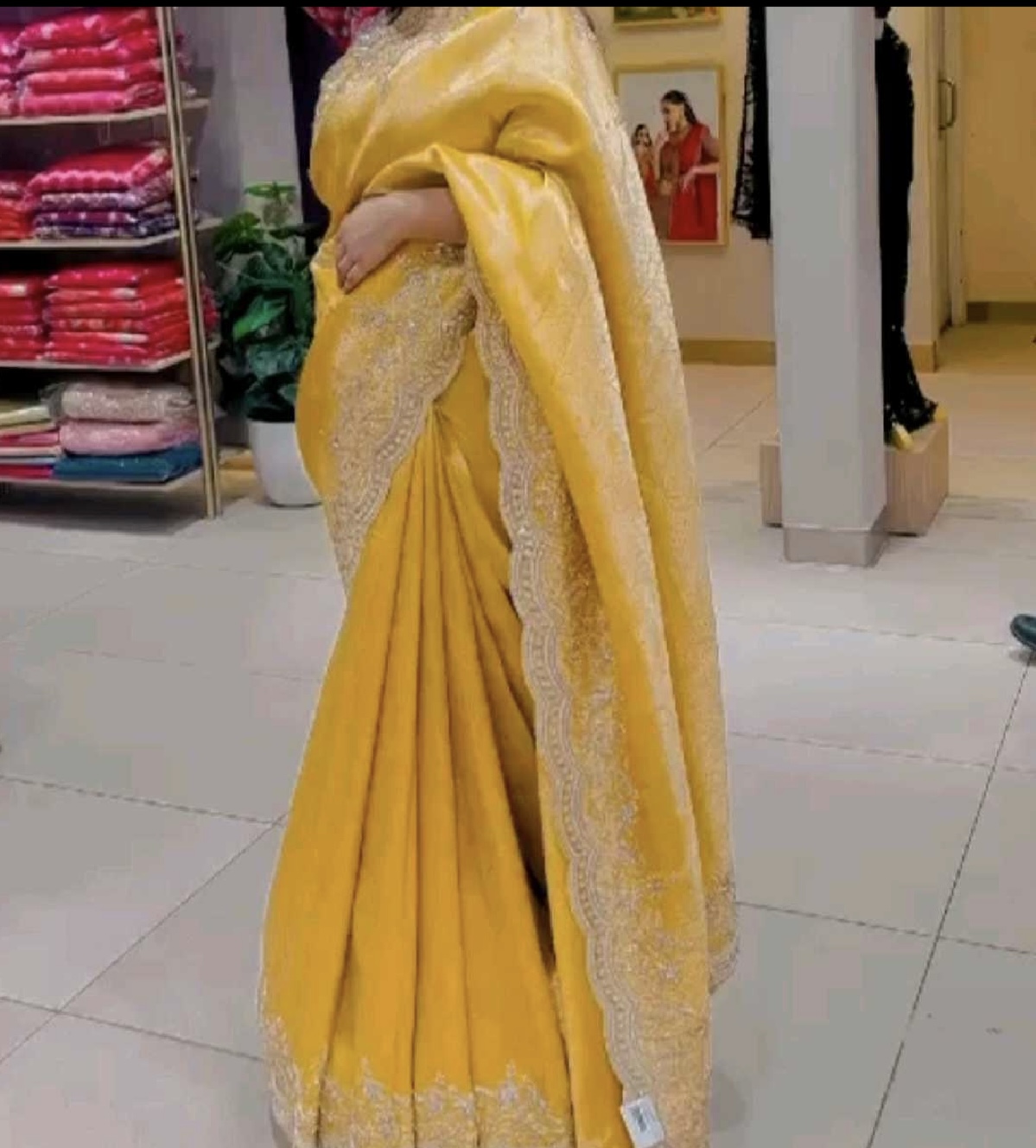 • Product Title: Libas Mustard Embellished Silk Blend Saree With Unstitched 2 Blouse Piece • Product Title: Libas Mustard Embellished Silk Blend Saree With Unstitched 2 Blouse Piece